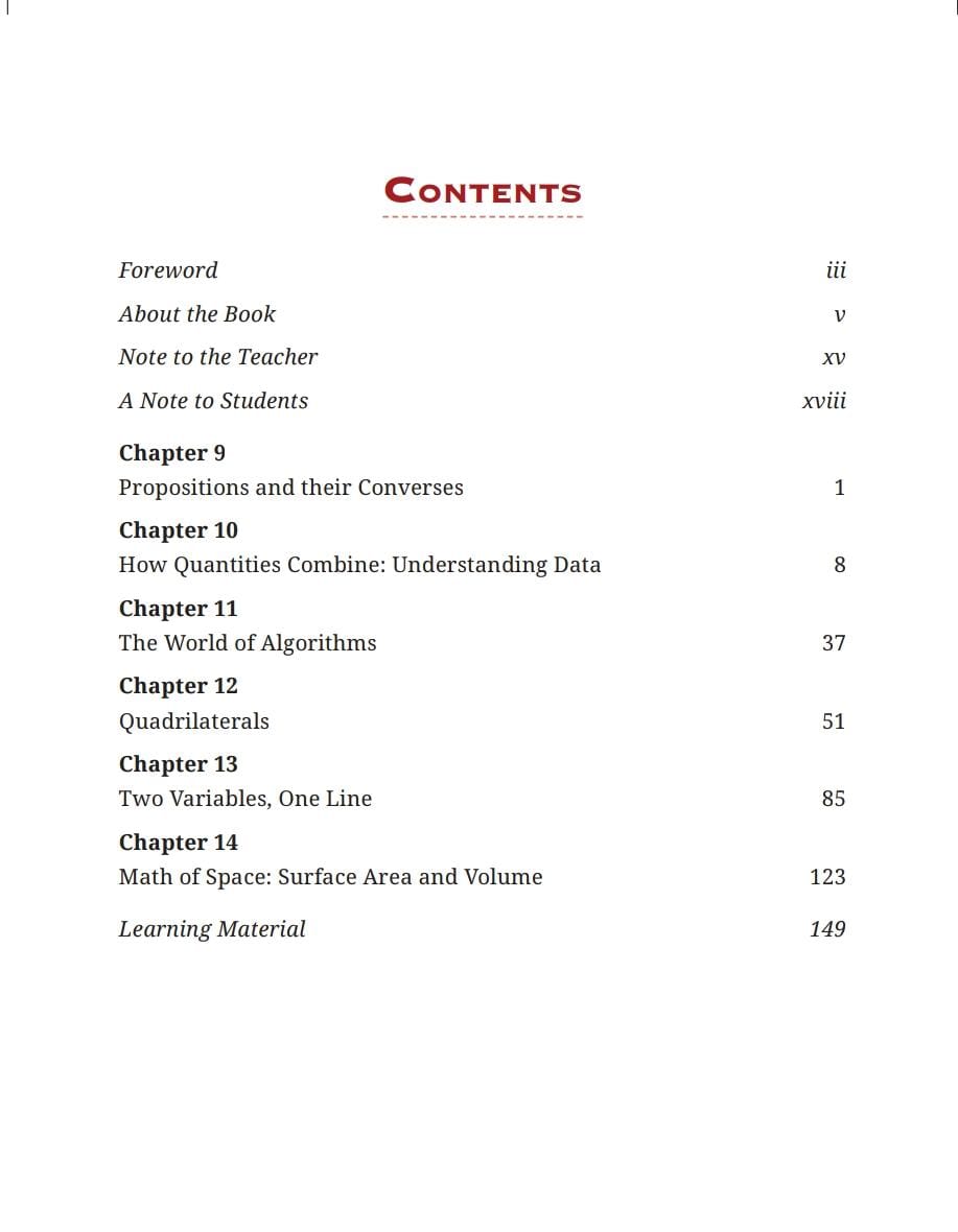 (Pre-Order) NCERT Ganita Manjari Part-II Textbook of Mathematics for Class 9 (English Medium)