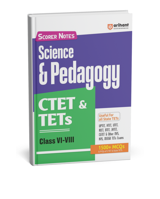 Arihant CTET & TETs Science & Pedagogy (Class 6 to 8) [English]