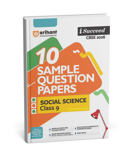 Arihant CBSE 10 Sample Question Papers Class 9th Social Science [English]
