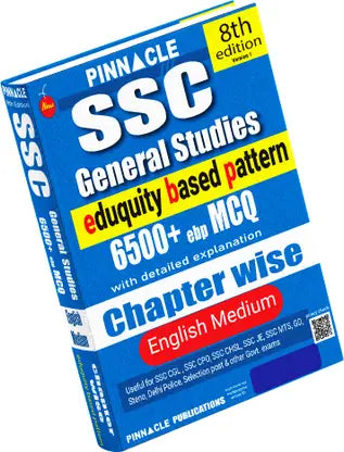 Pinnacle SSC General Studies | 8th Edition | 6500+ MCQs | English Medium