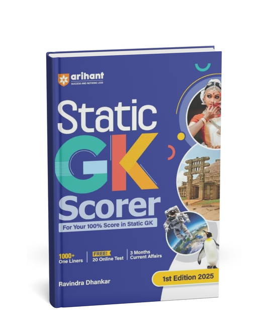 Arihant Static GK Scorer – 1st Edition 2025 [English Medium]