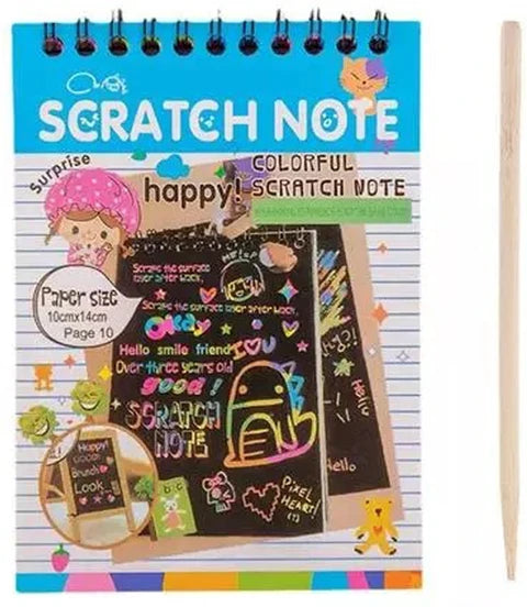 Magic Scratch Notebook/Diary – Giftoo | Creative Scratch Pad for Kids