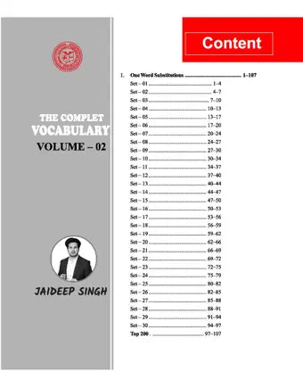 Rakesh yadav - The Complete Vocabulary (Volume -2) by Jaideep Singh (2nd Edition) Bilingual