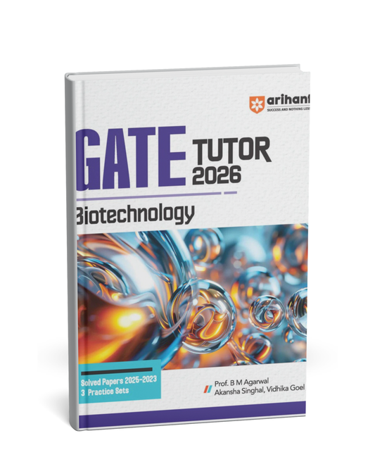 Arihant GATE TUTOR Biotechnology Exam 2026 [English]