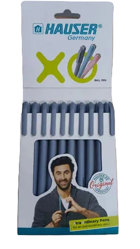 Hauser Germany XO Black Ball Pen – Smooth Writing Pen for Daily Use