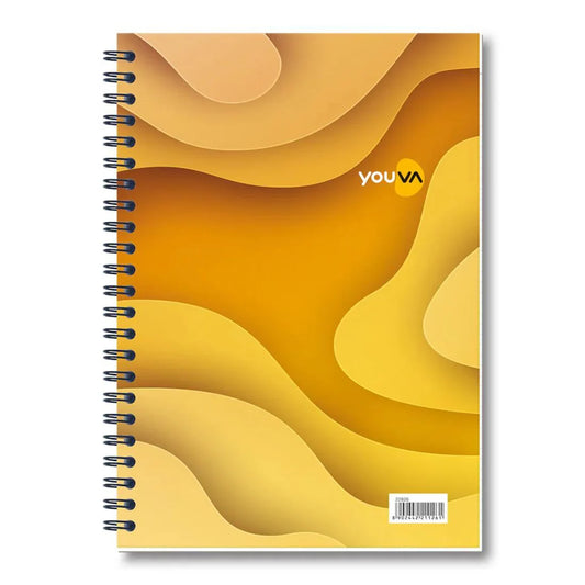 Youva A5 Case Bound Notebook – A5 Size (14.8 × 21 cm), 160 Pages | Single Line